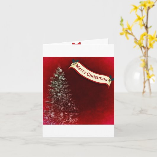 クリスマス カード (黄色い花)