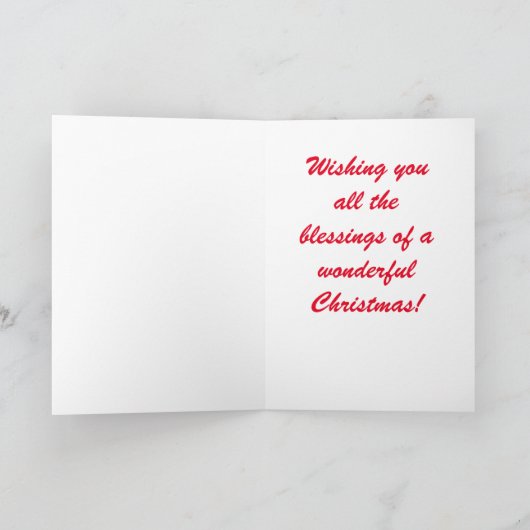 クリスマス カード (内部)