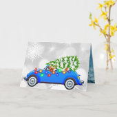 クリスマス カード (黄色い花)