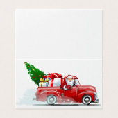 クリスマス カード あいさつ (外部フラット)