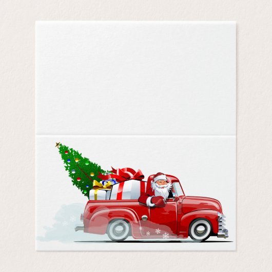 クリスマス カード あいさつ (外部フラット)