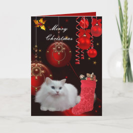 クリスマス カード ねこ ネコ 猫