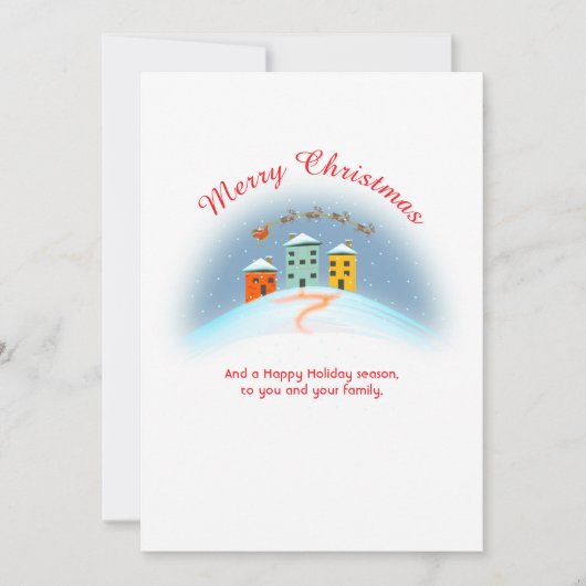 クリスマス カード ホリデー 2024 (正面)