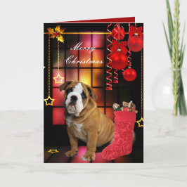 クリスマス カード 犬 いぬ イヌ 子犬