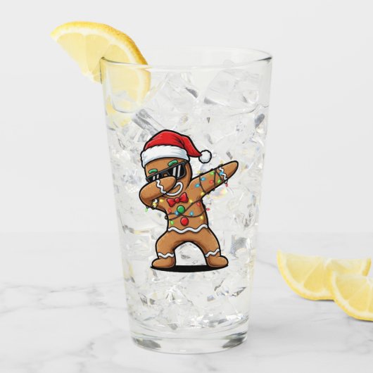 クリスマス ガラスカップ タンブラーグラス (アイス正面)