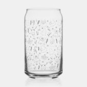 クリスマス ガラス缶 (正面)