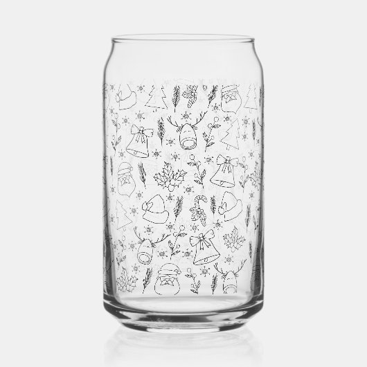 クリスマス ガラス缶 (裏面)