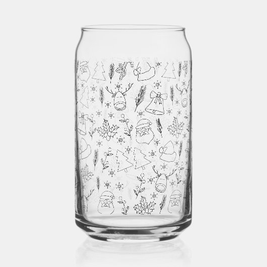 クリスマス ガラス缶 (右)