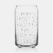 クリスマス ガラス缶 (左)