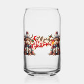 クリスマス ガラス缶 (正面)