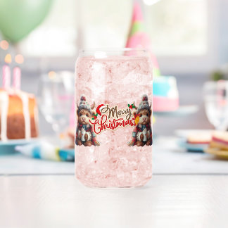 クリスマス ガラス缶