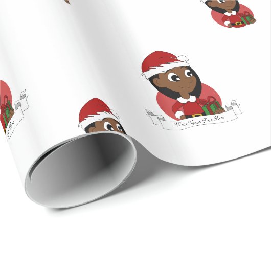 クリスマス・ガール・アニメ ラッピングペーパー (ロールコーナー)