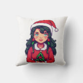 クリスマス・ガール クッション (裏面)