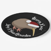 クリスマス・キウィ ペーパープレート (アングル)