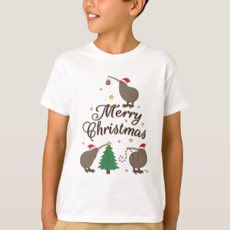 クリスマス・キウィ Tシャツ