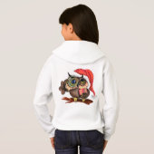 クリスマス・キッズフード付きスウェットシャツベビーフクロウwith Gift (裏面フル)