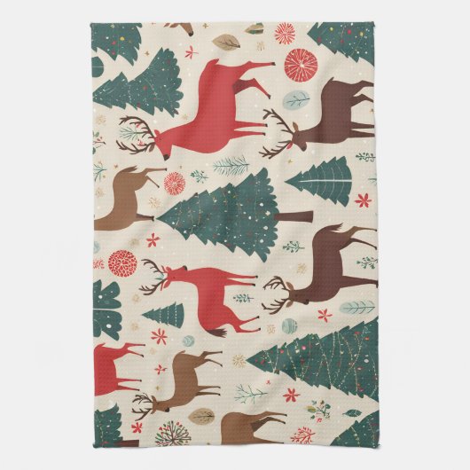 クリスマス キッチンタオル (縦)