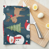 クリスマス キッチンタオル (四つ折り)