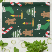 クリスマス キッチンタオル (折り畳み)