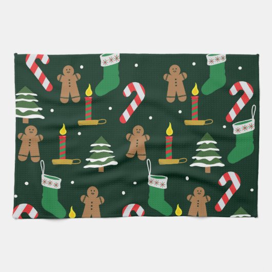 クリスマス キッチンタオル (横)