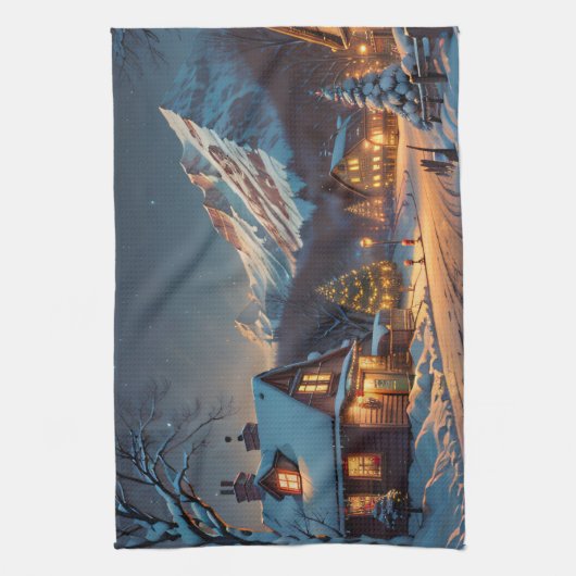 クリスマス キッチンタオル (縦)