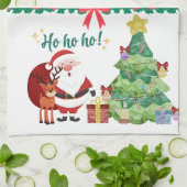 クリスマス キッチンタオル (折り畳み)