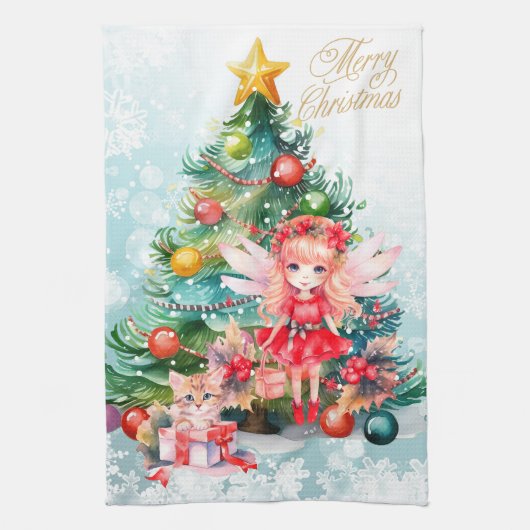 クリスマス キッチンタオル (縦)