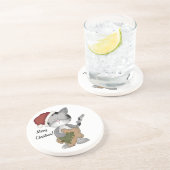 クリスマス・キティ・カート付きジンジャーブレッドマン コースター (側面)