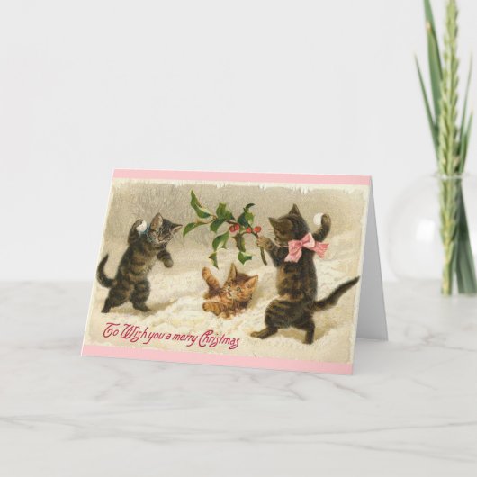 クリスマス・キャッツ シーズンカード (正面)