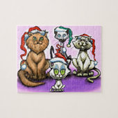 クリスマス・キャッツ ジグソーパズル (横)