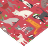 クリスマス・キャッツ テーブルクロス (アングル)