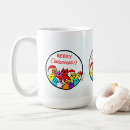 クリスマス・キャッツ・マグカップ コーヒーマグカップ