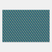 クリスマス・キャッツ ラッピングペーパーシート (正面2)