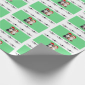 クリスマス・キャッツ ラッピングペーパー (角)