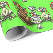 クリスマス・キャッツ ラッピングペーパー (ロールコーナー)