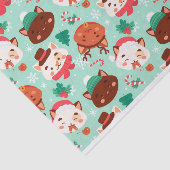 「クリスマス・キャッツ」 薄葉紙 (詳細)