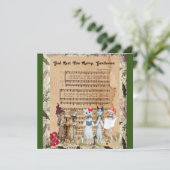 クリスマス・キャット・キャロラー カード (スタンド正面)