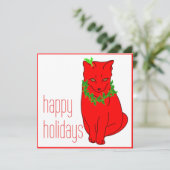 クリスマス·キャット シーズンカード (スタンド正面)