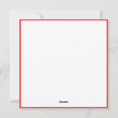 クリスマス·キャット シーズンカード (裏面)