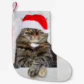 クリスマス・キャット・ハムバグの写真 スモールクリスマスストッキング (正面)