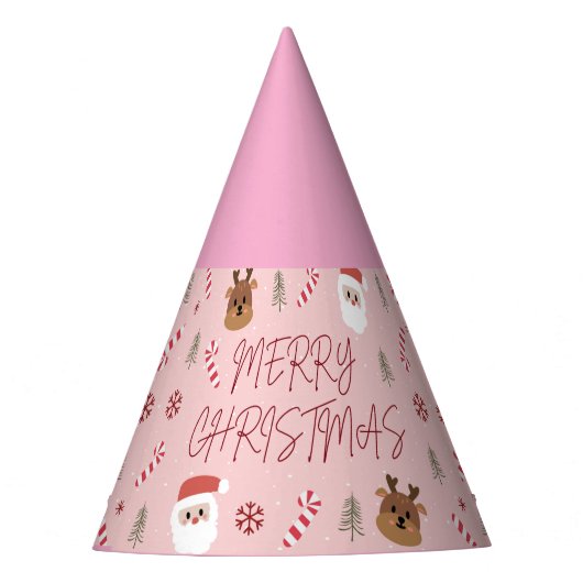 クリスマス・キャップ パーティーハット (正面)