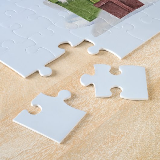 クリスマス・キャリバリー王チャールズ&トラック ジグソーパズル (側面)