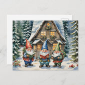 クリスマス・キャロラー シーズンポストカード (正面/裏面)