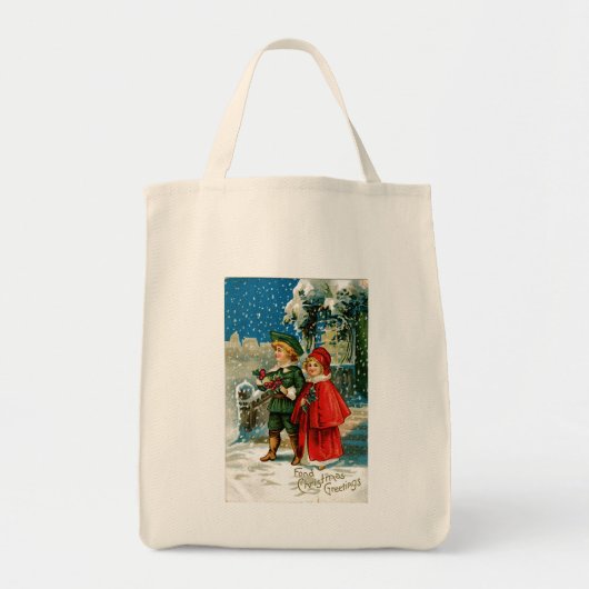 クリスマス・キャロラー トートバッグ (正面)