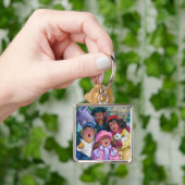 クリスマス・キャロリングのイラスト キーホルダー (手)