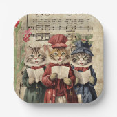 クリスマス・キャロリング ペーパープレート (正面)