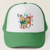 クリスマス・キャロルのTシャツとギフトを歌う キャップ (正面)