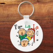 クリスマス・キャロルのTシャツとギフトを歌う キーホルダー (正面)
