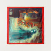 クリスマス・キャロル幽霊・オブ・クリスマス・フューチャー タペストリー (正面(横))