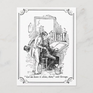 クリスマス・キャロル離れ：それだけで シーズンポストカード